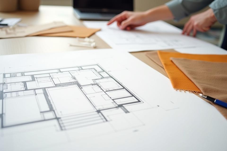 Architekturplanung mit Textilien im Entwurfsprozess